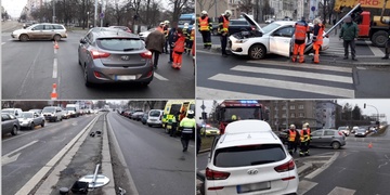 Dopravní nehoda uzavřela část Klatovské třídy
