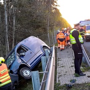 Dvě nehody na dálnici D5 během půl hodiny